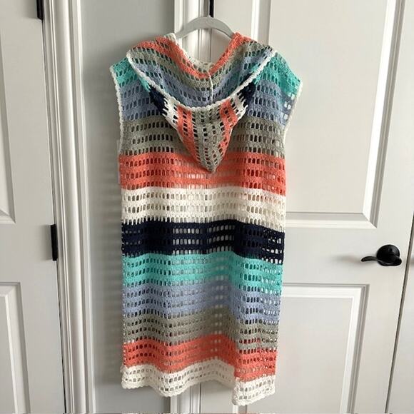 POL Crochet Hooded Boho Cardigan NWOT Size: Small (Oversized) - Picture 5 of 10